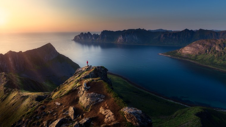 Норвегия горы фьорды