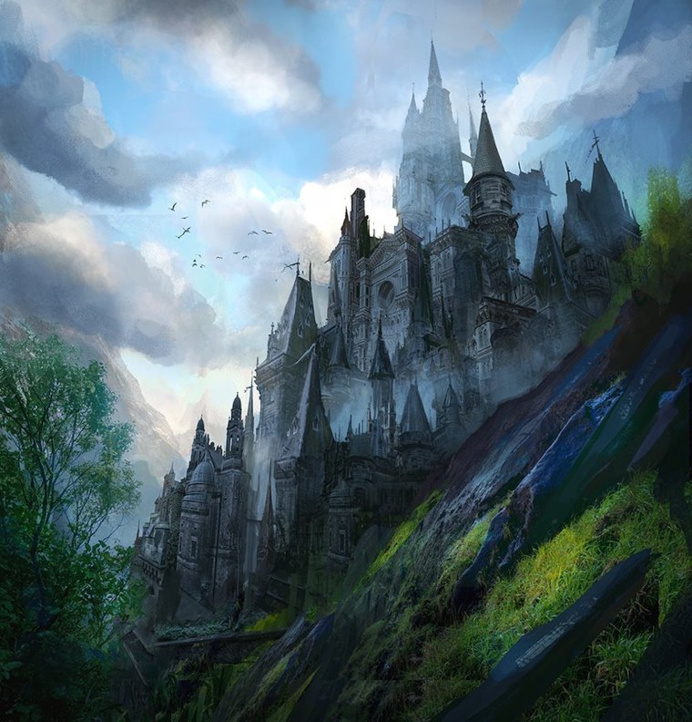 Город крепость фэнтези