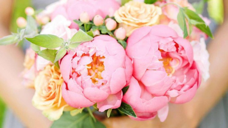 Розовые пионы