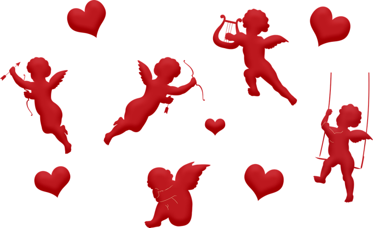 Сердце со стрелой Амура