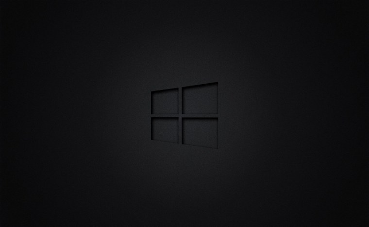 Черный рабочий стол