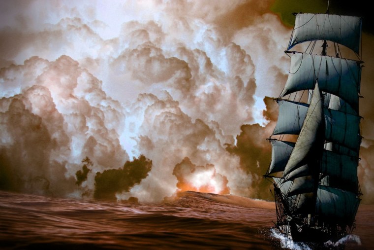 Корабль буря