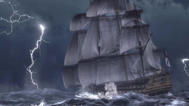 Корабль буря