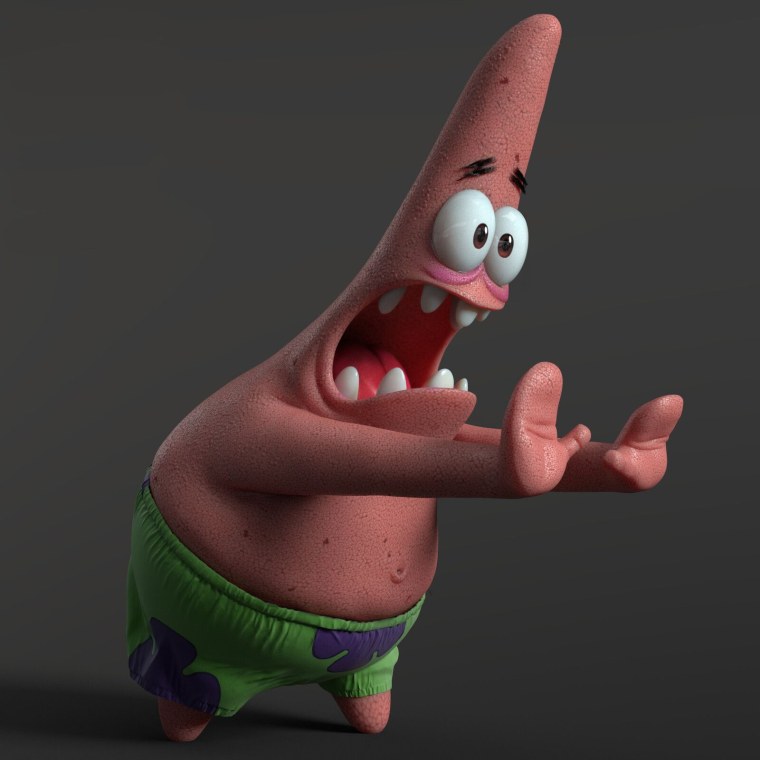 Патрик Стар из губки Боба