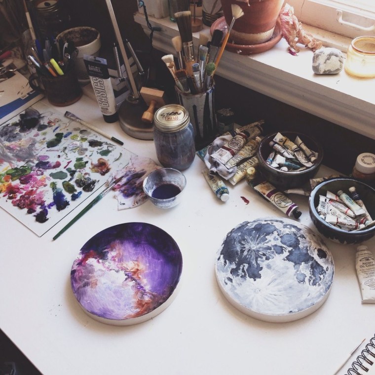 Творческий беспорядок художника Эстетика