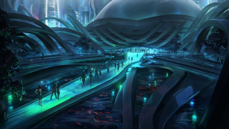 Экогород будущего концепт