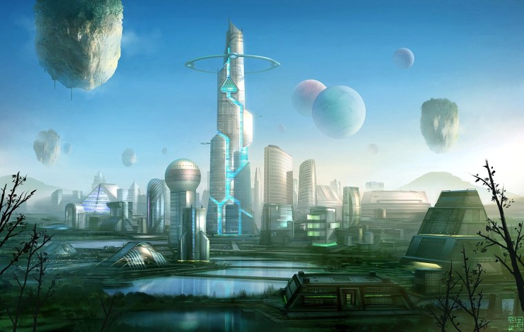 Футуристический пейзаж