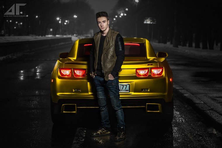 Фотосессия с машиной мужская