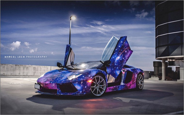 Ламборджини авентадор Galaxy