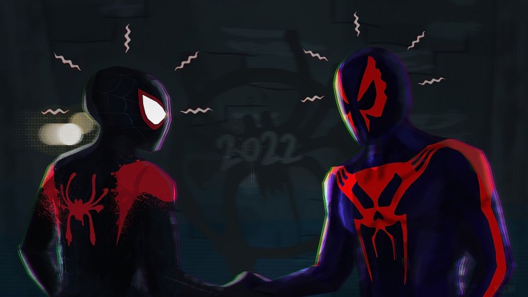 Человек-паук через вселенные мультфильм 2022