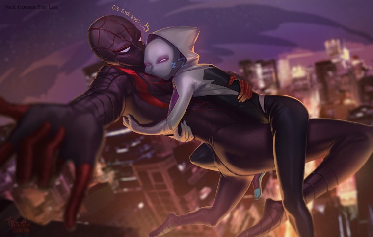 Майлз Моралес и Гвен Стейси