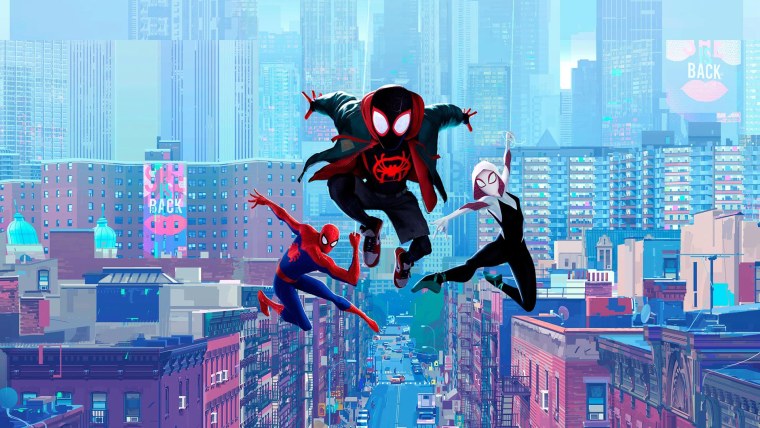 Гвен Стейси человек паук через вселенные Майлз Моралес 2018