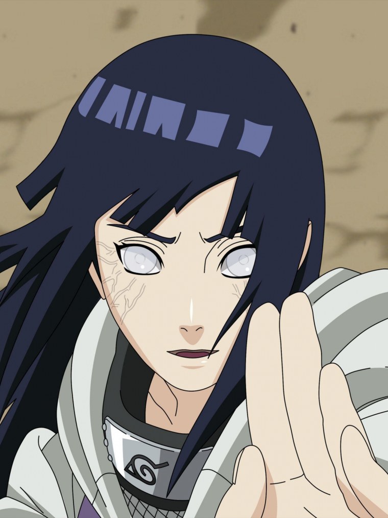 Хината Хьюга бьякуган