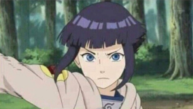 Хината Хьюга бьякуган