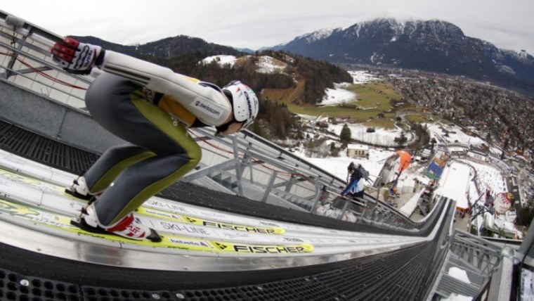 Телемарк прыжки с трамплина