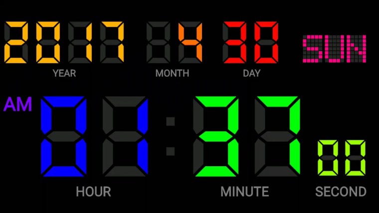 Обои с часами