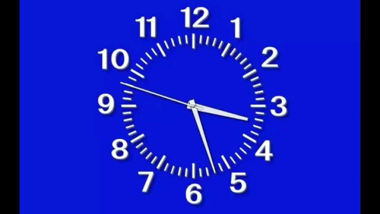 Скринсейвер часы ОРТ 1995-1996