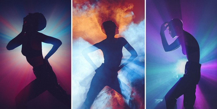 Фотосессия с проектором идеи