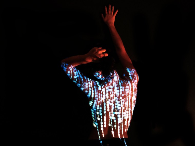 Фотосессия с прожктором