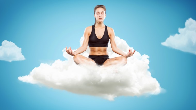 Девушка йога