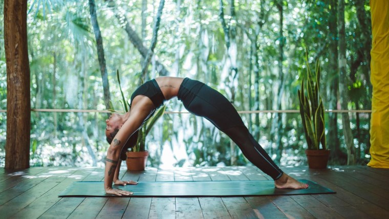 Фотосессия в стиле йоги