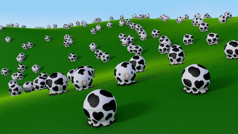 Коровий принт на рабочий стол