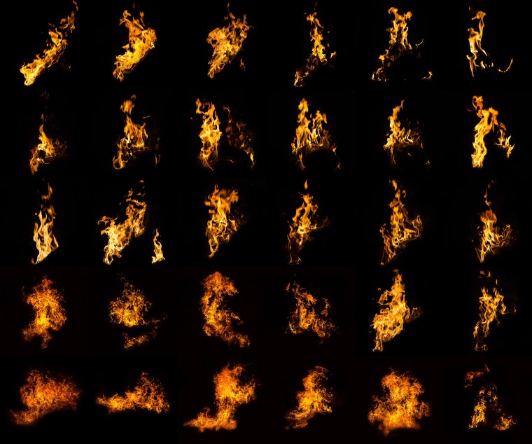 Кисти огонь для фотошопа