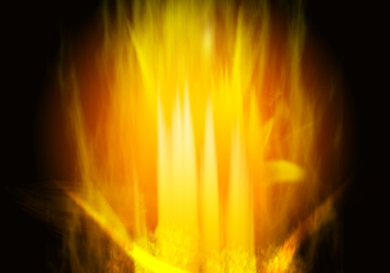 Кисть искры огня для фотошопа