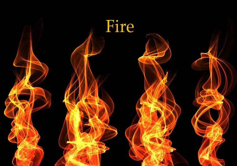 Кисти огонь для фотошопа