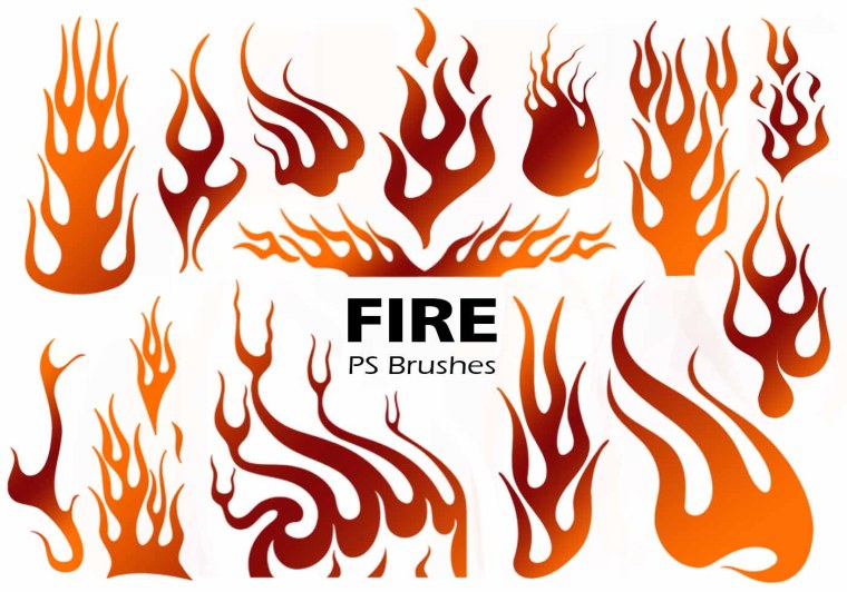 Огонь для фотошопа
