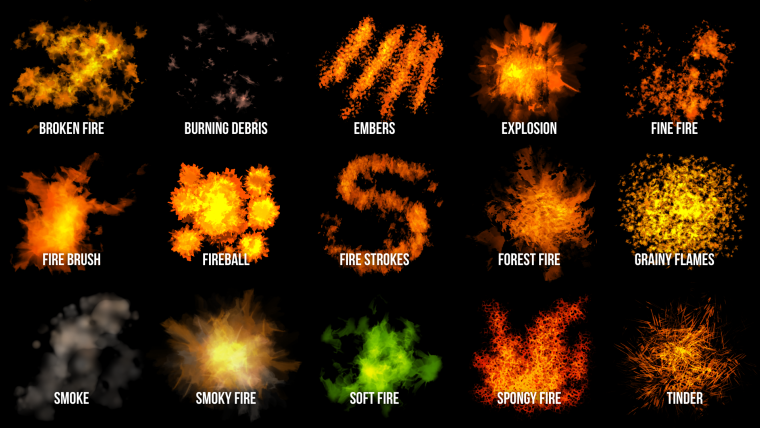 Огонь кисть САИ 2