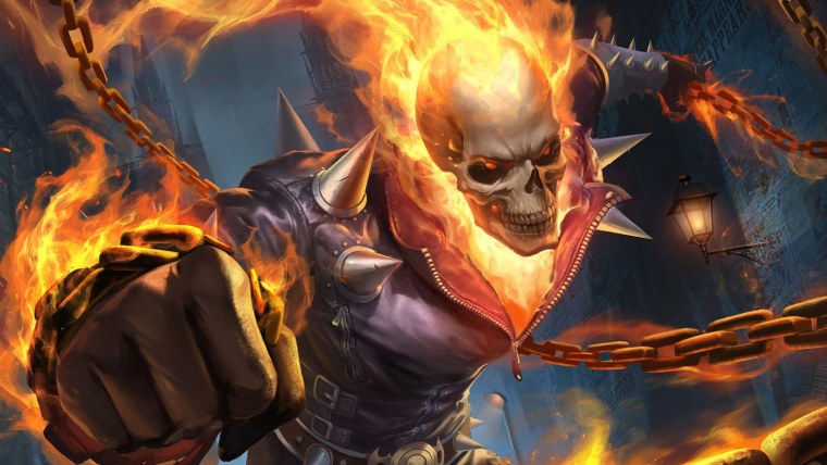 Призрачный гонщик Марвел