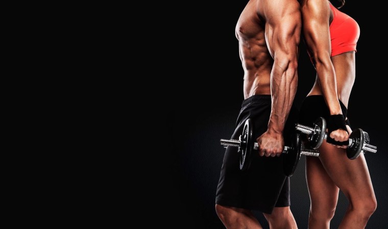 Фитнес мужчина и женщина