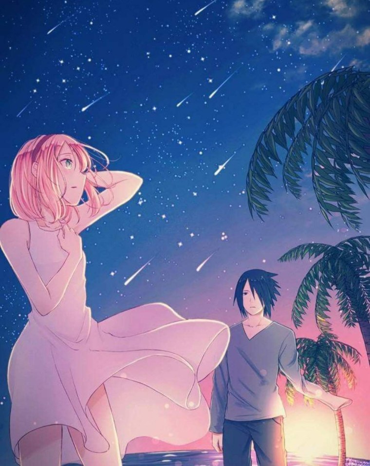 Наруто, Саске и Сакура школьники