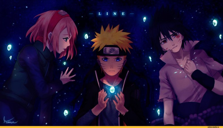 Сакура Харуно и Саске Учиха арт