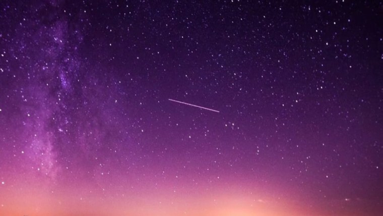 Ночное небо со звездами