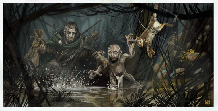 Кольцо всевластия Горлум