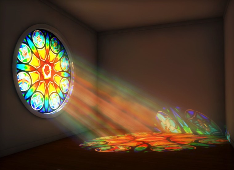 Свет от витража