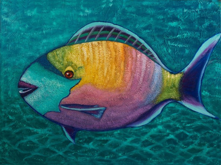 Раскрашенные рыбки