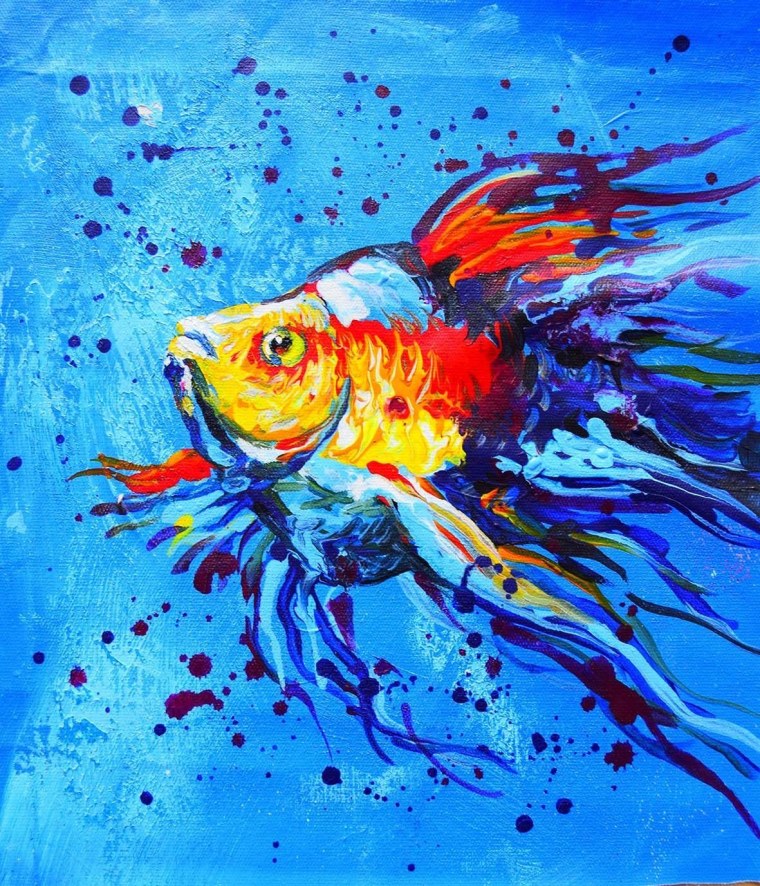 Красивые рыбы арт