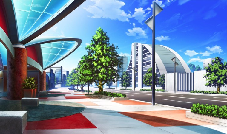 Фон город будущего улица