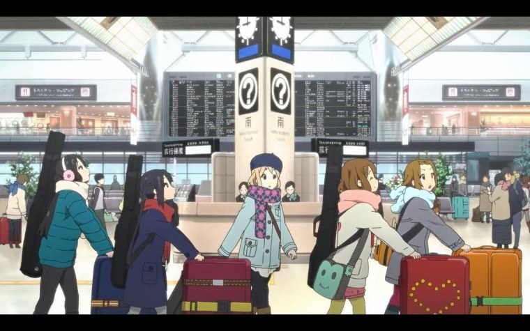 Аэропорт аниме арт