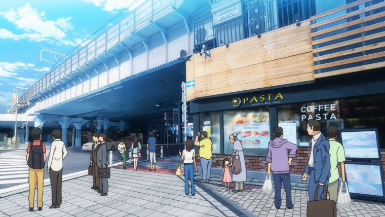 Аэропорт аниме арт