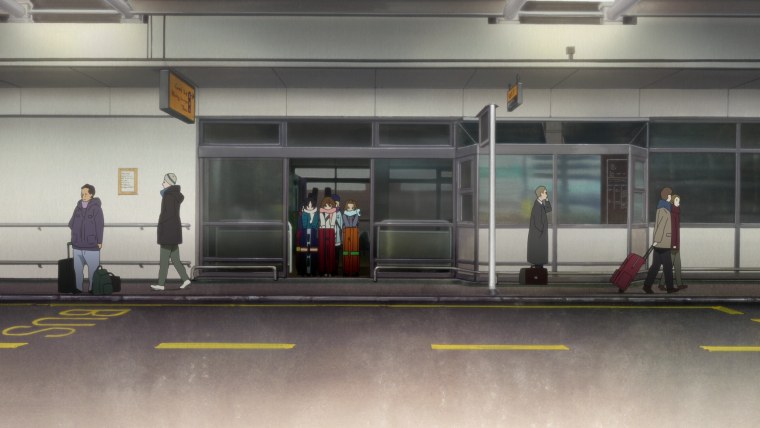 Аниме аэропорт без людей