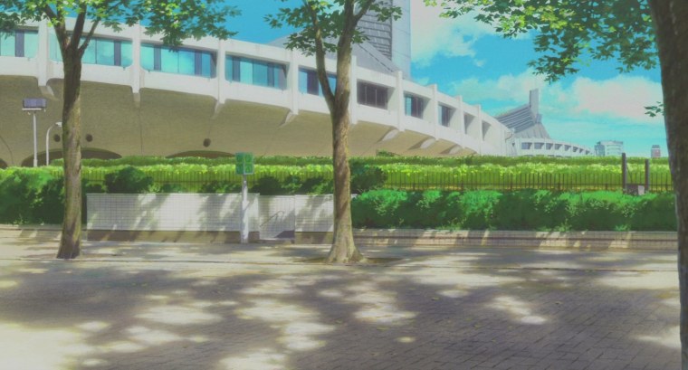 Задний двор школы