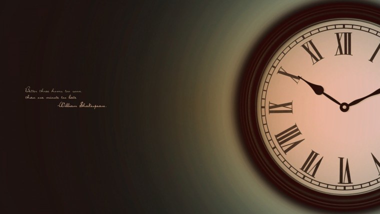 Красивый фон с часами