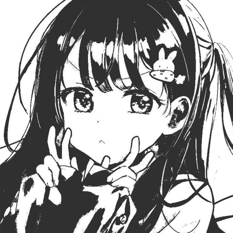 Черно белая тянка