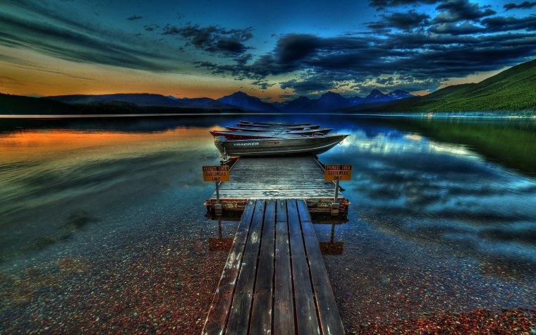 Красивый причал