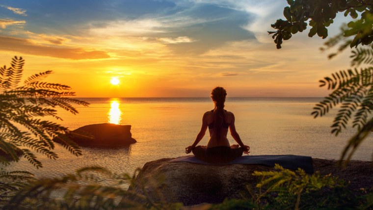 Медитация на берегу моря