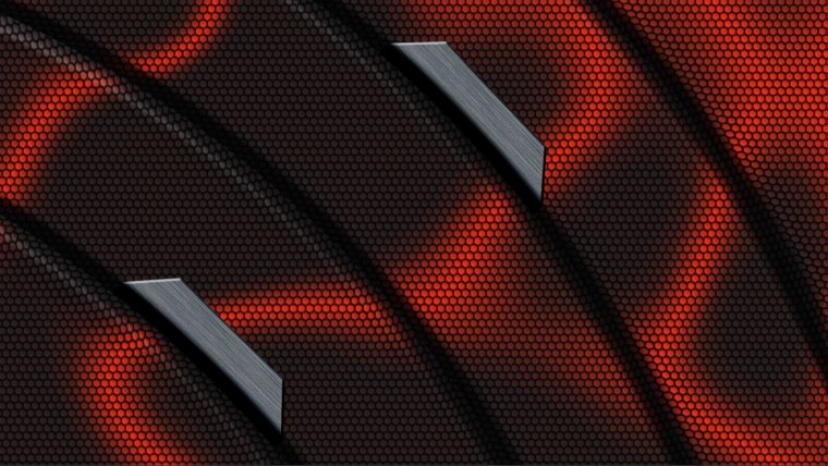 Карбон с красными линиями